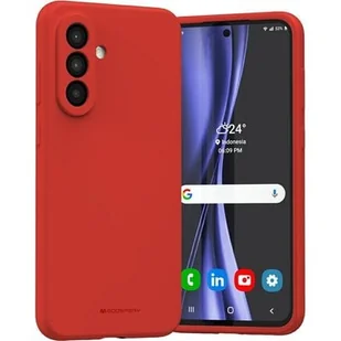 Etui MERCURY Silicone do Samsung Galaxy A36 Czerwony - Etui i futerały do telefonów - miniaturka - grafika 1