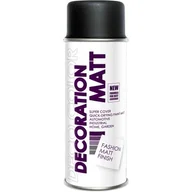 Farby i lakiery w sprayu - DECO COLOR Lakier Decoration Matt Ral 9005 czarny 0,4 l - miniaturka - grafika 1