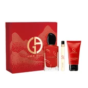 Zestawy kosmetyków damskich - SET GIORGIO ARMANI Si Passione EDP spray 100ml + BODY LOTION 50ml + EDP spray 10ml - miniaturka - grafika 1