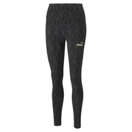 Spodnie sportowe damskie - Legginsy damskie Puma Power Deco Glam - miniaturka - grafika 1