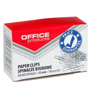Spinacze biurowe 33mm okrągłe OFFICE PRODUCTS /18083315-19/ - Spinacze i klipsy do papieru - miniaturka - grafika 2