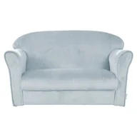 Fotele i pufy dla dzieci - Jasnoniebieska aksamitna sofa dla dzieci 78 cm Lil Sofa – Roba - miniaturka - grafika 1