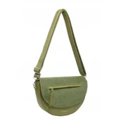 Torebki damskie - Elegancka Listonoszka Torebka Damska Zielona LUIGISANTO HS0506-2 Green - miniaturka - grafika 1