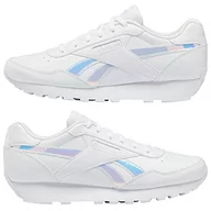 Trampki damskie - Reebok Damskie trampki Rewind Run, obuwie białe/pikselowe różowe/obuwie białe, 4 UK, Obuwie białe pikselowe różowe obuwie białe, 37 EU - miniaturka - grafika 1