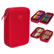 Piórniki - Patio Piórnik podwójny z wyposażeniem Jumper 2 Rpet Red CoolPack F066642 - miniaturka - grafika 1