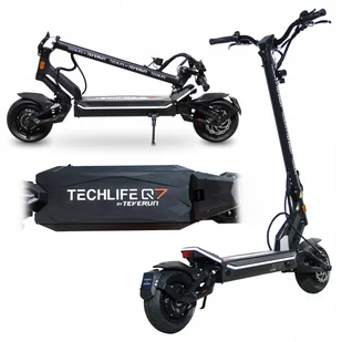 Najlepsza Legalna Hulajnoga Elektryczna W Polsce Techlife Q7 2.0 by Teverun - Hulajnogi elektryczne - miniaturka - grafika 1
