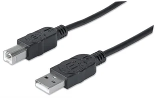 Kabel Usb A-b M/M 1,8m USB2.0 Hi-Speed czarny - Kable komputerowe i do monitorów - miniaturka - grafika 3