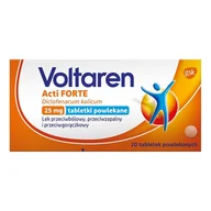 Przeziębienie i grypa - Novartis Voltaren Acti Forte 25mg 20 szt. - miniaturka - grafika 1