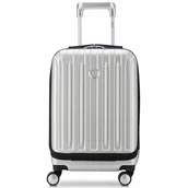 Walizki - Delsey Titanium 4 kółka Walizka kabinowy 54 cm silber - miniaturka - grafika 1
