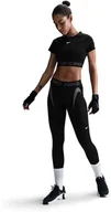 Spodnie rowerowe - Nike Damskie legginsy Np Dri-Fit Mr 7/8 Tt Grx, czarny/Cool Grey/White, L - miniaturka - grafika 1
