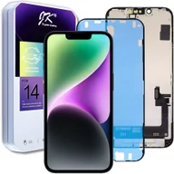 Części serwisowe do telefonów - Wyświetlacz do iPhone 14 LCD Ekran Ramka + Uszczelka Incell wersja JK - miniaturka - grafika 1