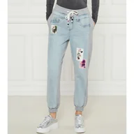 Spodnie damskie - Desigual Spodnie jogger MINNIE Desigual X Disney Regular Fit - miniaturka - grafika 1