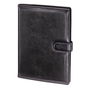 Notes premium czarny A4 z wymiennym wkładem zapięcie magnetyczne Genua 100 kartek kratka - Notesy i bloczki - miniaturka - grafika 1