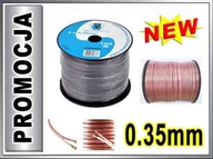 Kable - KAB0363 Kabel głośnikowy CCA 2x0.35mm CABLETECH 1m - miniaturka - grafika 1