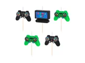 Urodziny dziecka - Świeczki pikery Game - 5 szt. - miniaturka - grafika 1