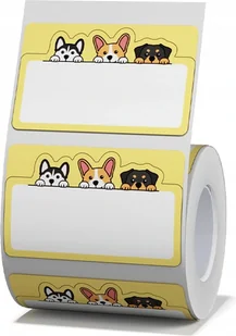 EDIBAZZAR NIIMBOT B21 B3S B1 Etykiety psy 50x31mm 220 sztuk Oryginalne - Etykiety do drukarek EDIBAZZAR NIIMBOT B21 B3S B1 Etykiety psy 50x31mm 220 sztuk Oryginalne - Etykiety do drukarek - miniaturka - grafika 1