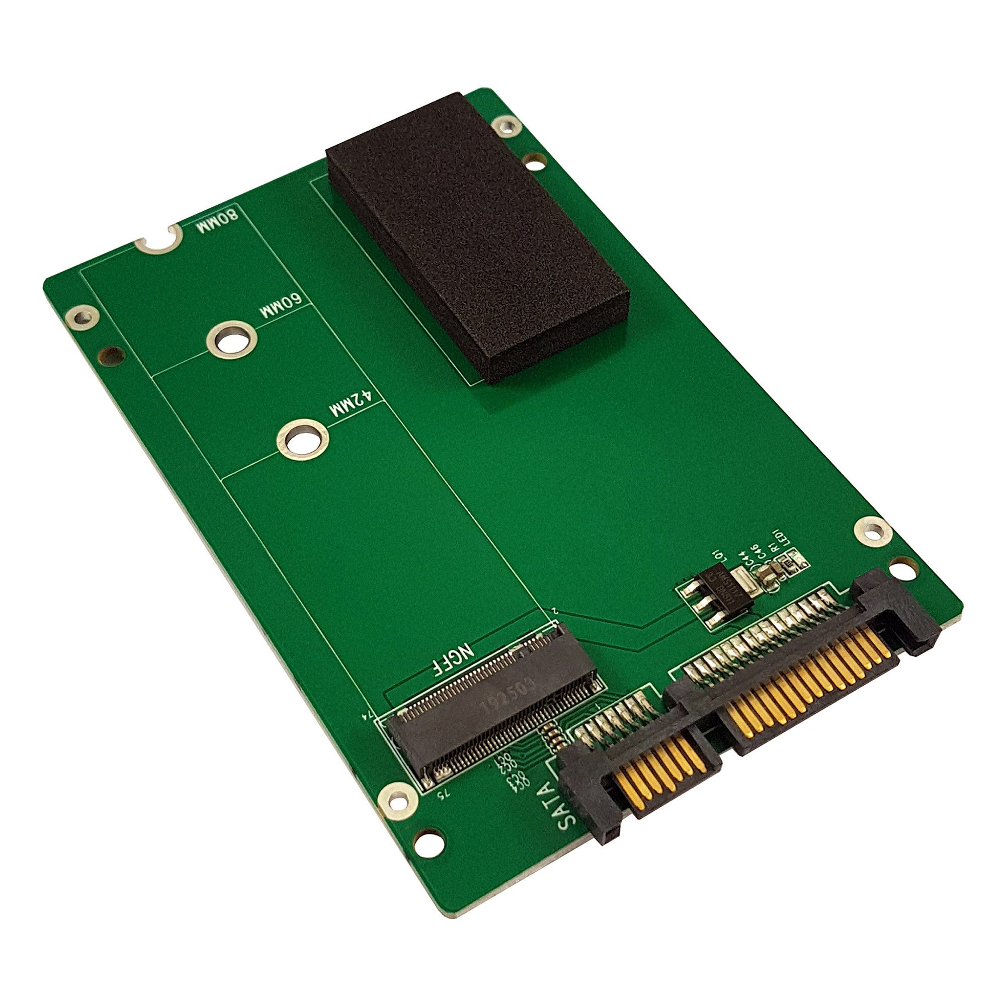 Kontroler LC-Power LC-Power LC-ADA-M2-NB-SATA drive converter card from SATA 2.5