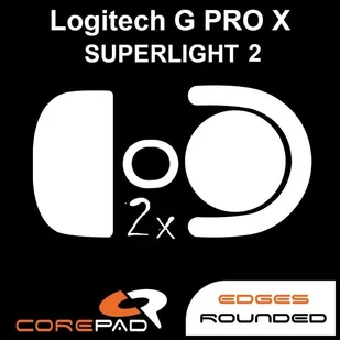 Ślizgacze Corepad Ślizgacze do Logitech G Pro X Superlight 2 - 2 szt. - Gadżety dla graczy - miniaturka - grafika 1