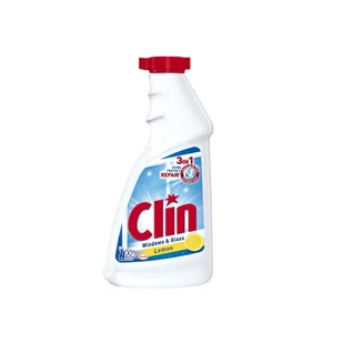CLIN ZAPAS LEMON DO SZYB BIAŁY 500ML - Płyny do mycia szyb - miniaturka - grafika 1