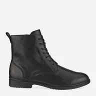 Botki damskie - Trzewiki damskie skórzane ECCO Dress Classic 15 20982301001 39 Czarne (194891289061). Buty za kostkę damskie - miniaturka - grafika 1