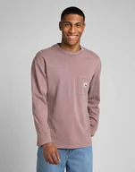 Bluzy męskie - Męski longsleeve Lee LS CORE LOOSE TEE XL - miniaturka - grafika 1