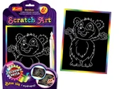 Zabawki kreatywne - Ranok Creative Scratch art panda - miniaturka - grafika 1
