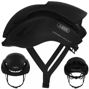 Abus gamec Hanger Aero-kask ochronny kask rowerowy, czarny, s 77591-8 - Kaski rowerowe - miniaturka - grafika 1