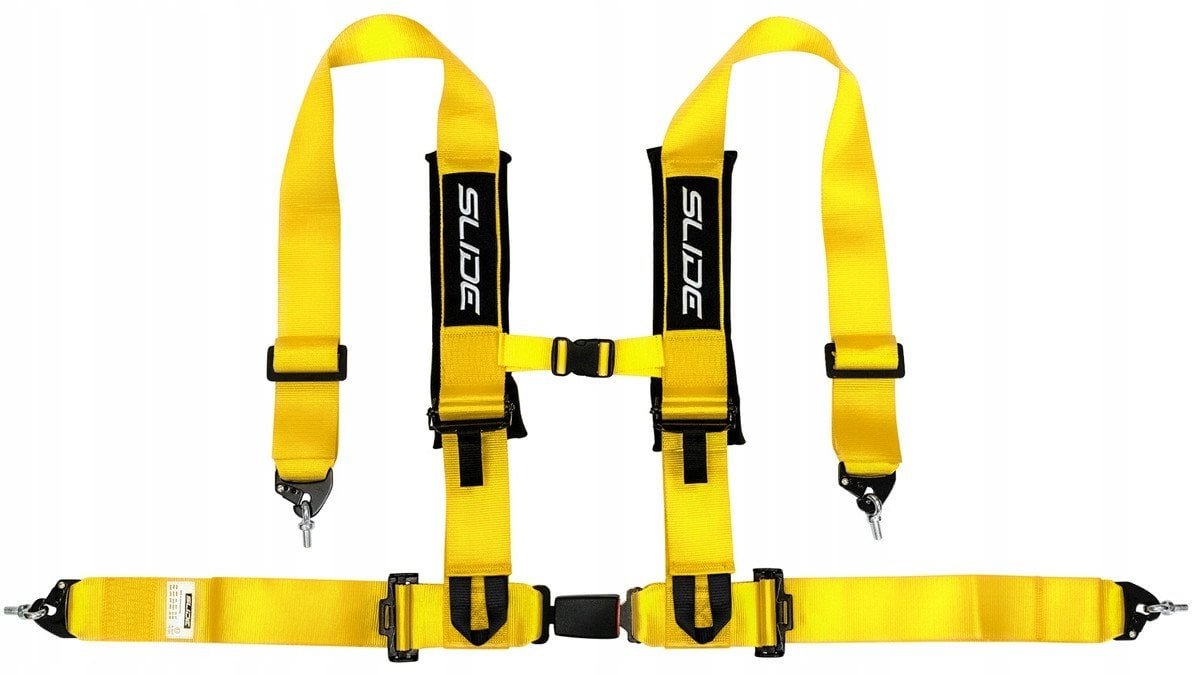 Pasy sportowe Slide V2 Żółte 4P 3