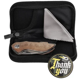 Nóż składany Bestech Riverstone Natural Canvas Micarta, Satin 154CM by Frank Grissom (BL03E) - Noże - miniaturka - grafika 8