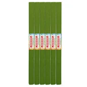 Szkolne artykuły papiernicze - Starpak Bibuła marszczona oliwkowa 10 sztuk - miniaturka - grafika 1