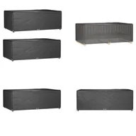 Pokrowce na meble ogrodowe - vidaXL Pokrowce na meble ogrodowe 2 szt. 12 oczek 213x132x75 cm Prostokątny - Pokrowiec na meble ogrodowe - Pokrowce na meble ogrodowe - Pokrowiec ochronny na meble ogrodowe - Plandeka na meble ogrodowe - miniaturka - grafika 1
