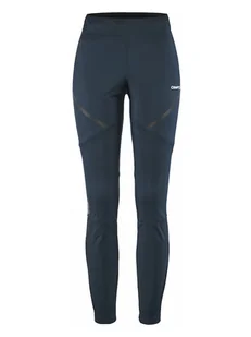 Craft Legginsy funkcyjne w kolorze granatowym - Spodnie sportowe damskie - miniaturka - grafika 1
