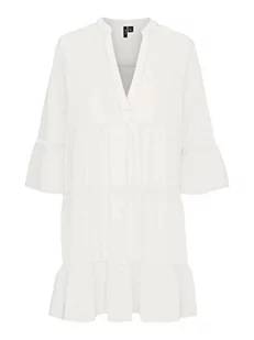 VERO MODA Sukienka damska, Snow White, L - Sukienki - miniaturka - grafika 1