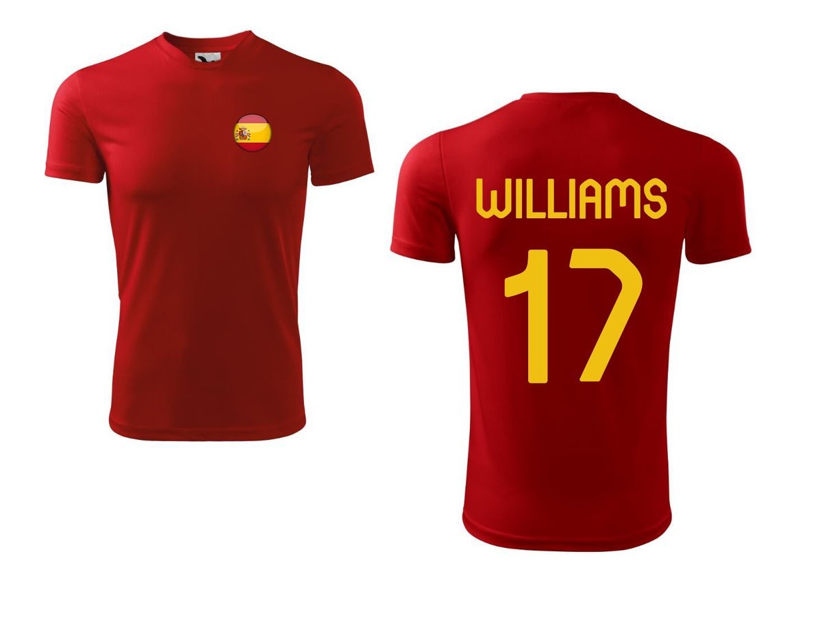 Treningowa Koszulka HISZPANIA WILLIAMS 17
