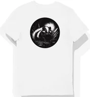 Koszulki męskie - Koszulka męska biała z nadrukiem skunksa w leśnym cieniu XXL - miniaturka - grafika 1