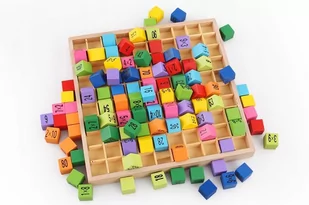 Zabawka Do Nauki Tabliczki Mnożenia Montessori - Łamigłówki - miniaturka - grafika 1