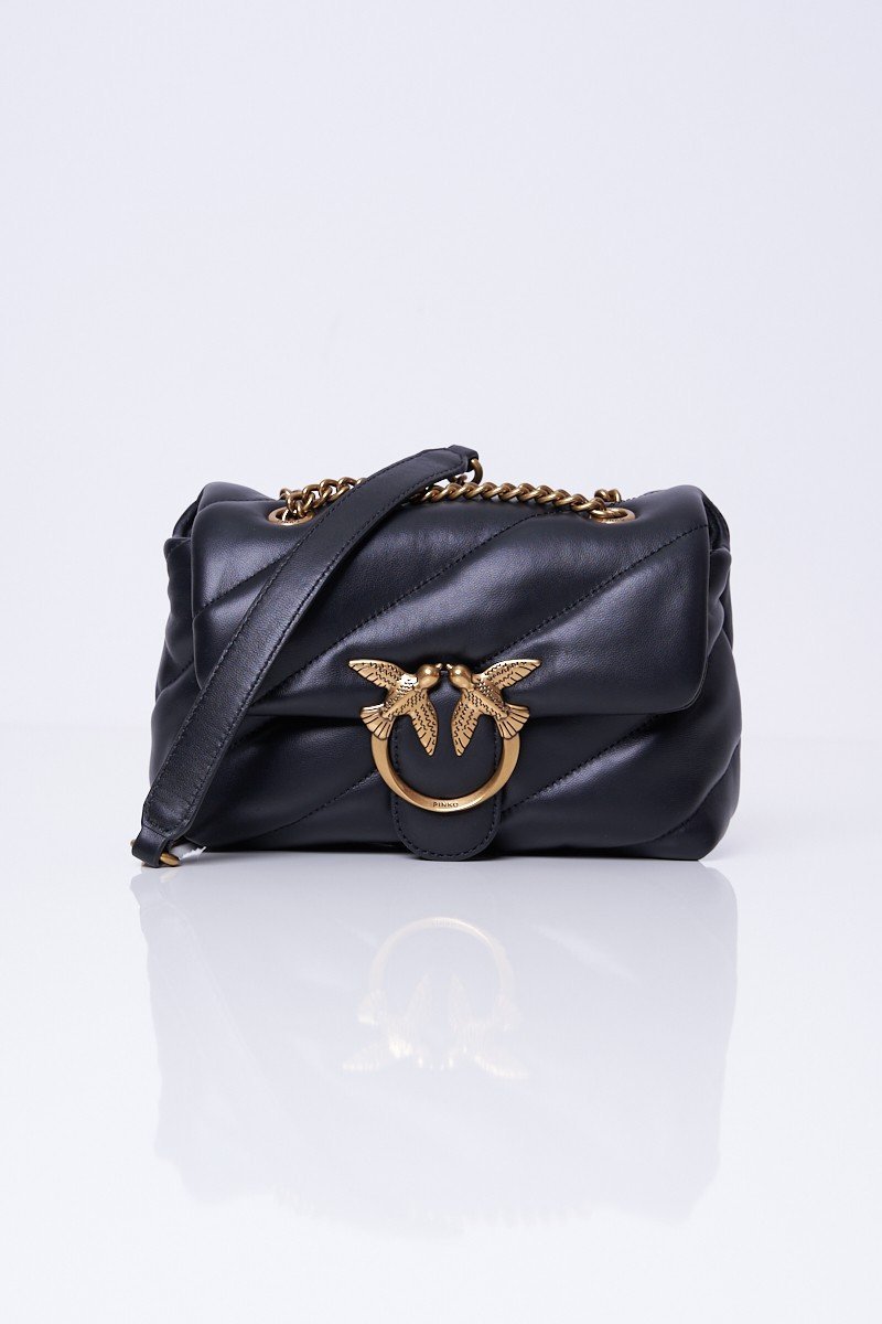 Torebka czarna LOVE MINI PUFF PINKO