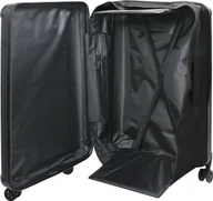 Walizki - vidaXL Składana walizka twarda 28'' Czarna 50 x 30 x 76 cm ABS - miniaturka - grafika 1