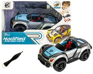 Zabawy w naśladowanie dorosłych - KOLOROWE AUTO METALOWE DO SAMODZIELNEGO ZŁOŻENIA - miniaturka - grafika 1