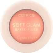 Róże do policzków - Catrice Soft Glam Baked Blush, 020 Peachy Breeze - miniaturka - grafika 1