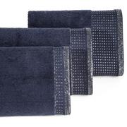 Ręczniki - Ręcznik bawełniany EUROFIRANY, granatowy, 50x90 cm - miniaturka - grafika 1