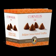 Bombonierki i czekoladki - Trufle Kakowe z Belgijskiej Czekolady o Smaku Pomarańczowym Cornellis 175g - miniaturka - grafika 1