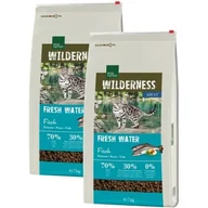 Mokra karma dla kotów - REAL NATURE Wilderness Adult Fresh Water Ryba 2x7 kg - miniaturka - grafika 1