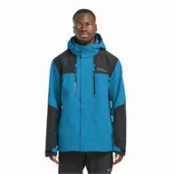 Kurtki męskie - Męska kurtka przeciwdeszczowa Jack Wolfskin JASPER 2L JKT M aurora blue - S - miniaturka - grafika 1