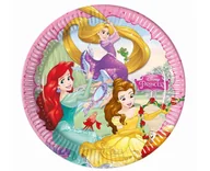 Dekoracje i nakrycia stołu na imprezę - Talerzyki Papierowe Princess Dreaming (Disney), Next Generation, 23Cm, 8 Szt. (Plastic-Free) - miniaturka - grafika 1