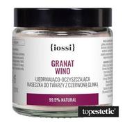 Maseczki do twarzy - Iossi Iossi Granat Wino Ujędrniająco-oczyszczająca maseczka z czerwoną glinką 120 ml - miniaturka - grafika 1