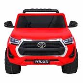 Pojazdy elektryczne dla dzieci - Toyota hilux na akumulator dla dzieci czerwony + napęd 4x4 + pilot + 2 bagażniki + radio mp3 + led kod: RA-PA.DK-HL860.CR + Sprawdź na SuperWnetrze.pl - miniaturka - grafika 1