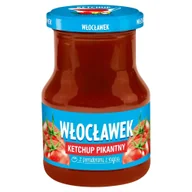 Koncentraty warzywne, przeciery - Włocławek Ketchup pomidorowy pikantny 380g - miniaturka - grafika 1
