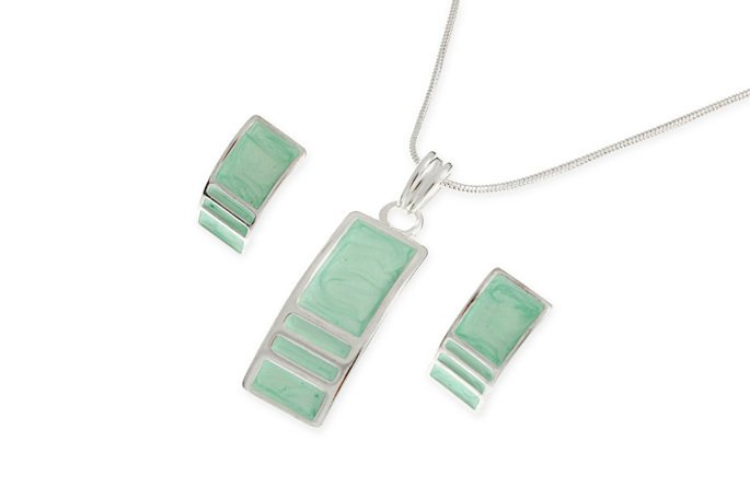 Nowoczesny Elegancki Komplet Miętowy Wkręt