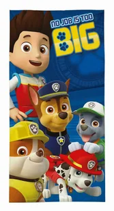 Ręcznik dziecięcy 70x140 Psi Patrol granatowy wielokolorowy bawełniany PP 24 BT - Okrycia kąpielowe dla dzieci - miniaturka - grafika 1